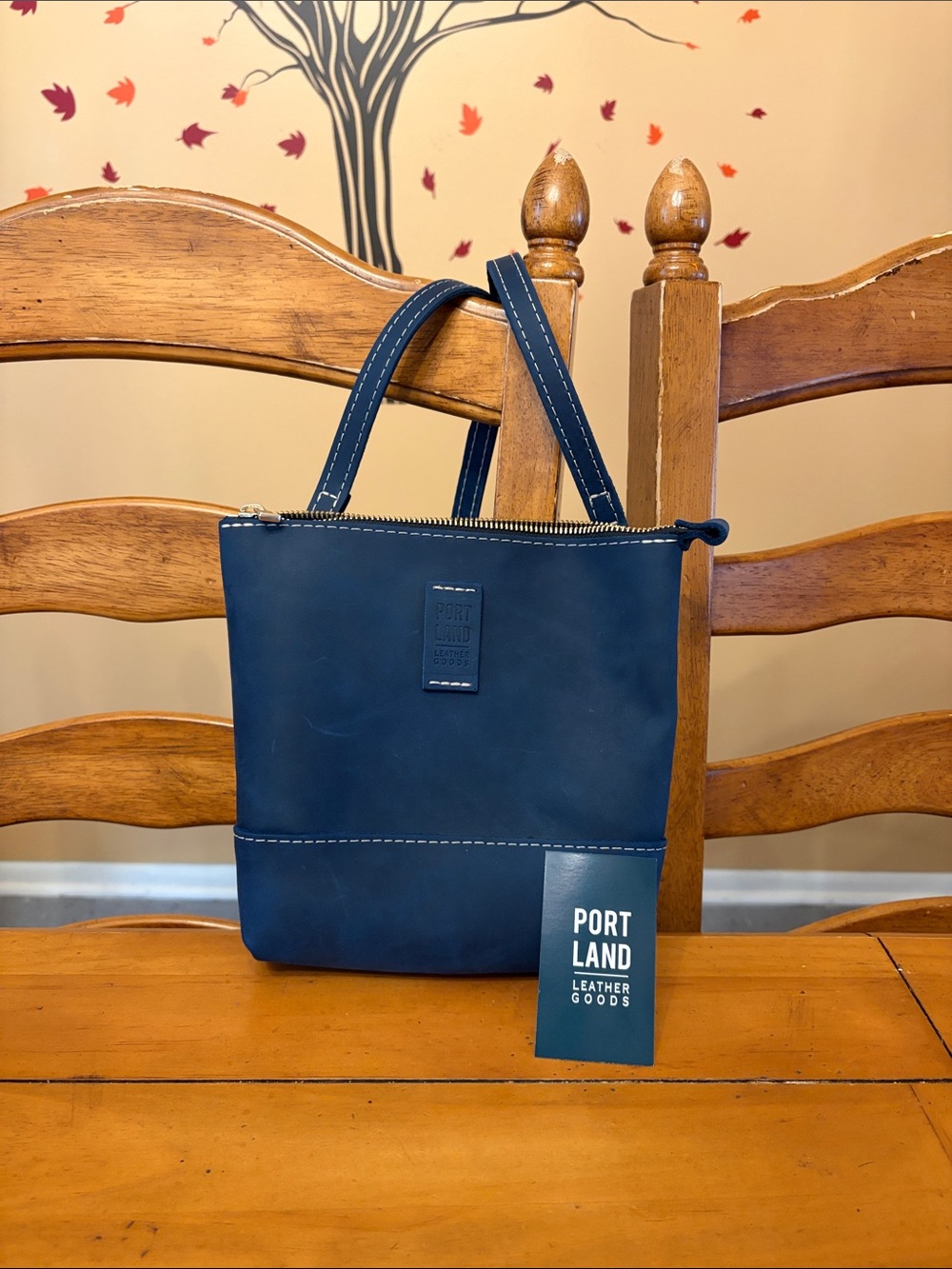 Portland leather goods festival bag